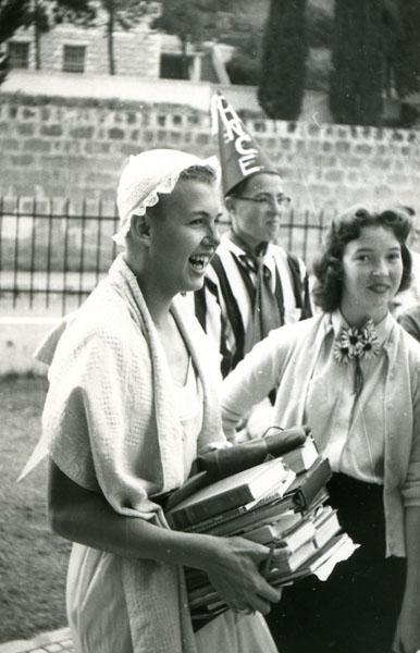 ACS54 Frank Irving and Kathy Jackson.  Frank was my roomate.  He is all dressed up for 