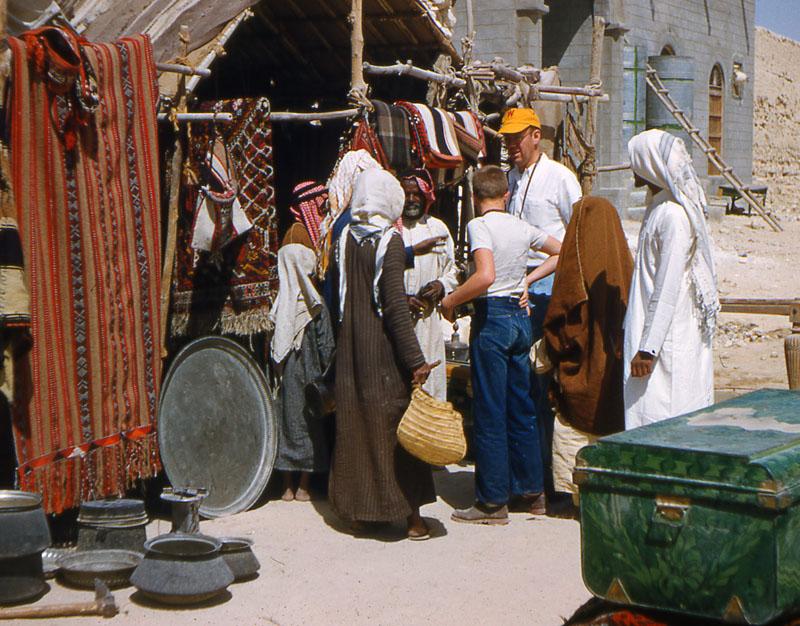 Dhahran_028 In Hofuf.  I am standing with Ollie Devine.