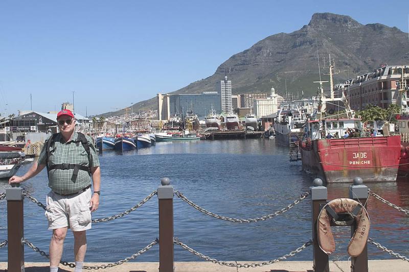 CRW_4679 Nov. 7, 2006 - Capetown, South Africa.  Bill at the Victoria & Albert waterfront.